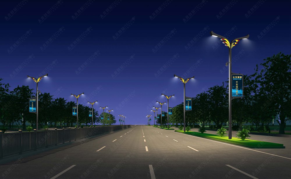 智慧路燈，智慧路燈廠家，智慧路燈屏